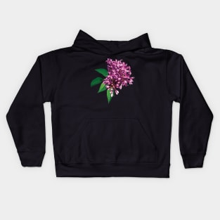 Lilacs - Pink Lilac Clusters Kids Hoodie